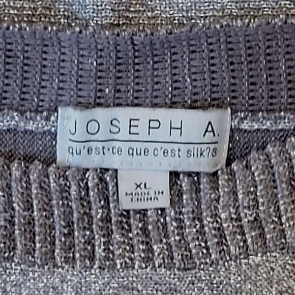 Joseph A. Gray Metallic Sparkle Boatneck Dolman Sleeve Sweater Size XL - Picture 5 of 7
